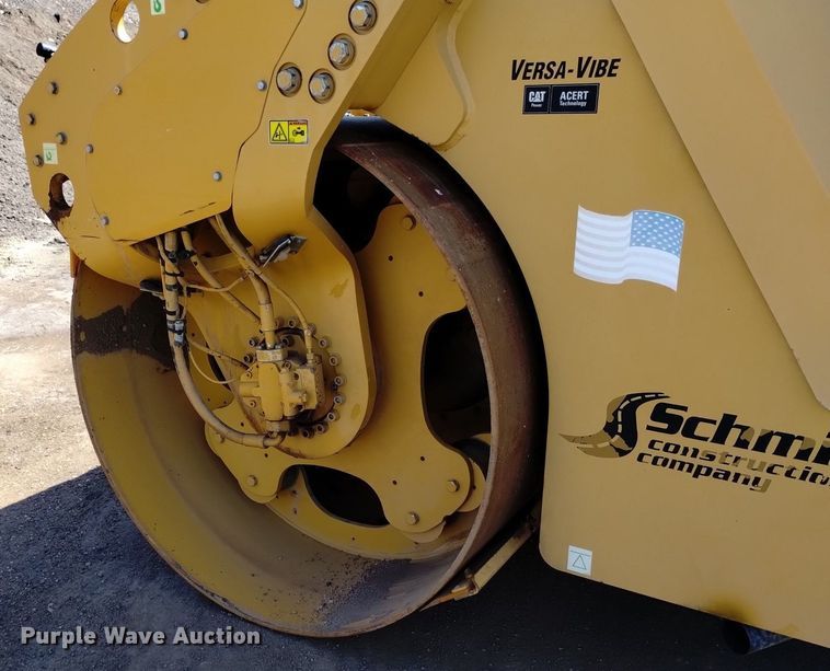 image for item DQ6088 2011 Caterpillar CB-54 double drum vibratory roller