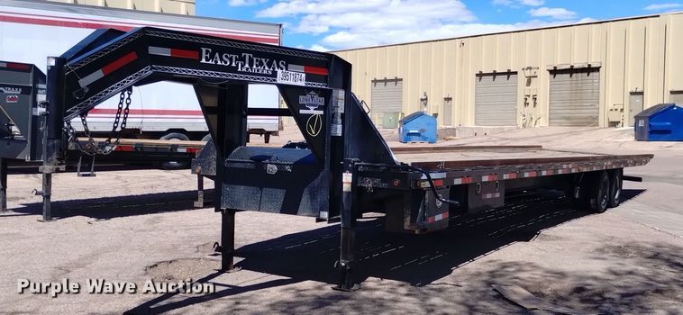 image for item DQ6102 2023 East Texas Trailers tilt deck equipment trailer