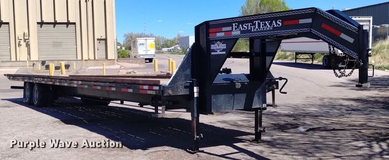 image for item DQ6102 2023 East Texas Trailers tilt deck equipment trailer