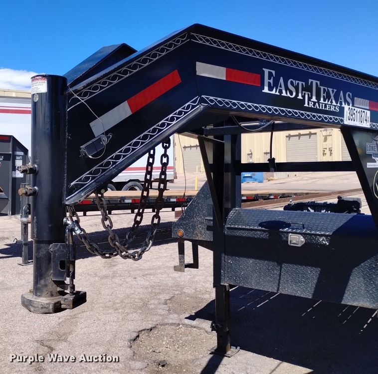 image for item DQ6102 2023 East Texas Trailers tilt deck equipment trailer