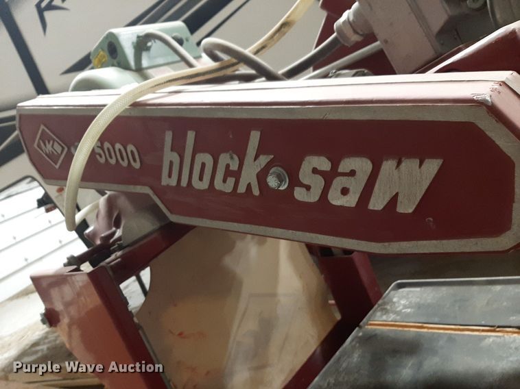 image for item DQ7093 MK 5000 concrete block saw