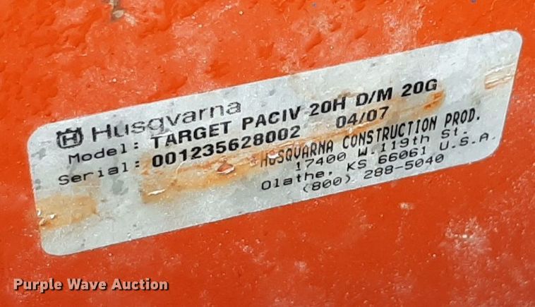 image for item DQ7096 Husqvarna Portacut IV concrete saw