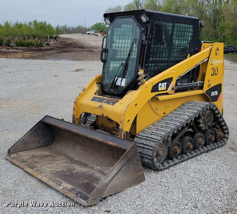 image for item DR4296 2011 Caterpillar 247B3 tracked skid steer loader