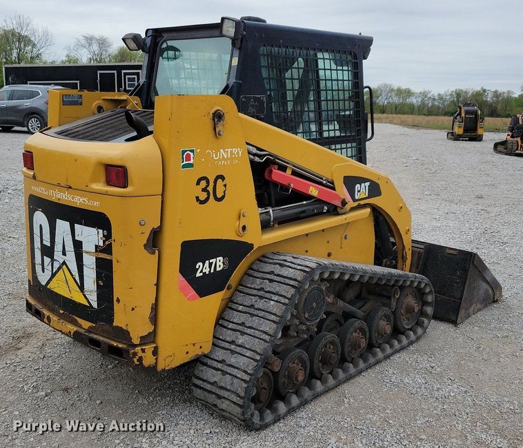 image for item DR4296 2011 Caterpillar 247B3 tracked skid steer loader