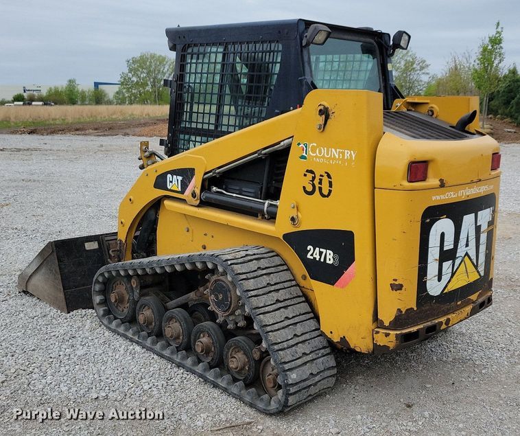 image for item DR4296 2011 Caterpillar 247B3 tracked skid steer loader