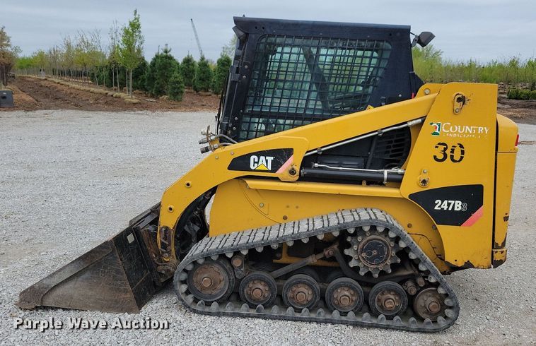image for item DR4296 2011 Caterpillar 247B3 tracked skid steer loader