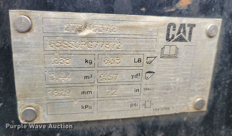 image for item DR4296 2011 Caterpillar 247B3 tracked skid steer loader
