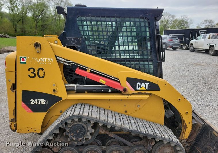 image for item DR4296 2011 Caterpillar 247B3 tracked skid steer loader