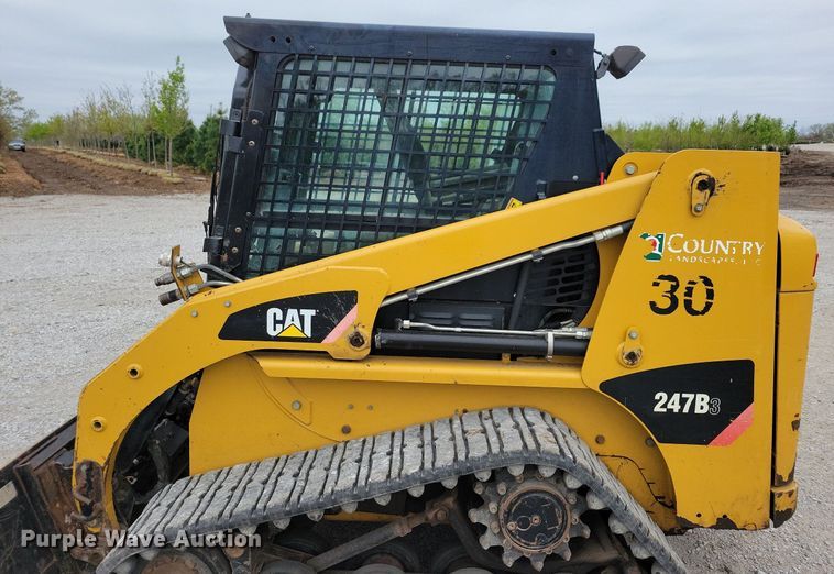 image for item DR4296 2011 Caterpillar 247B3 tracked skid steer loader
