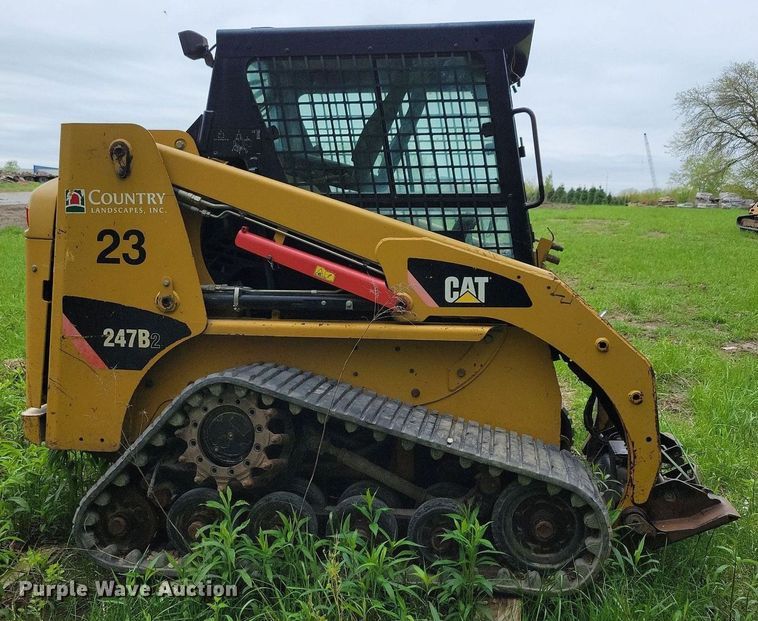 image for item DR4297 2009 Caterpillar 247B2 tracked skid steer loader