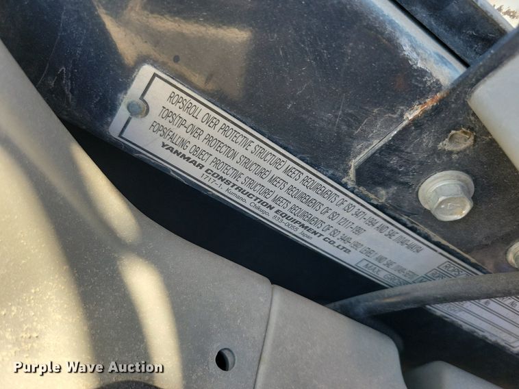 image for item DR4301 2013 Yanmar ViO35-6A mini excavator