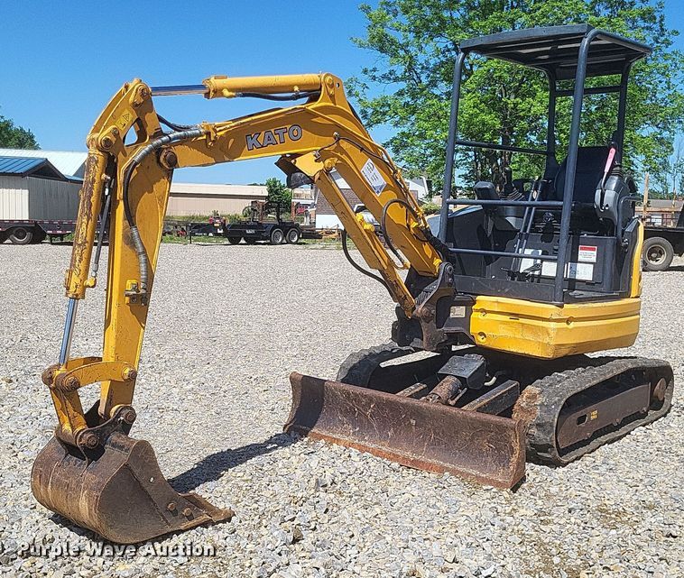 image for item DR4777 2020 Kato 25V4-F mini excavator