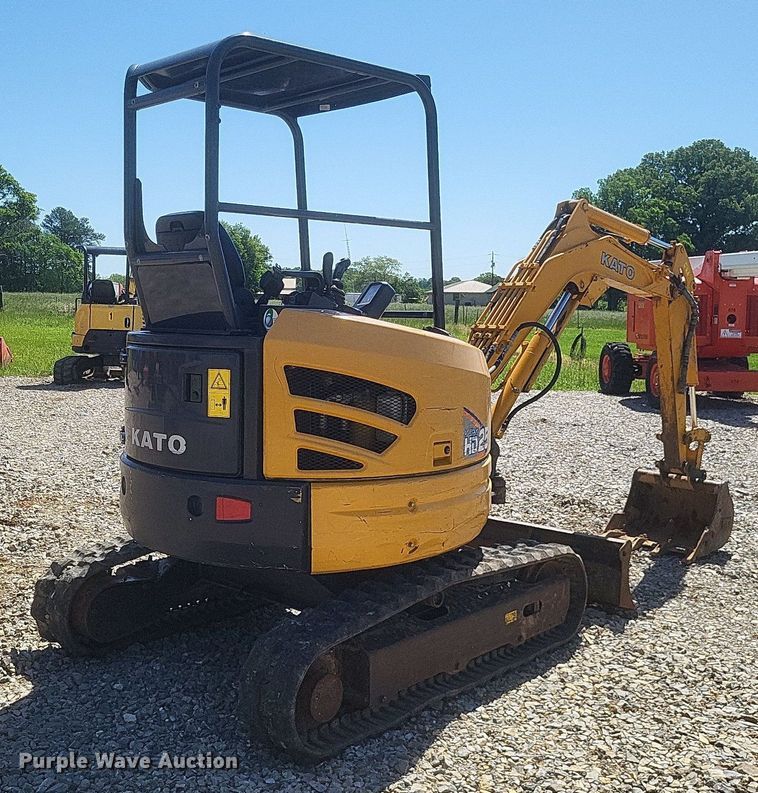 image for item DR4777 2020 Kato 25V4-F mini excavator