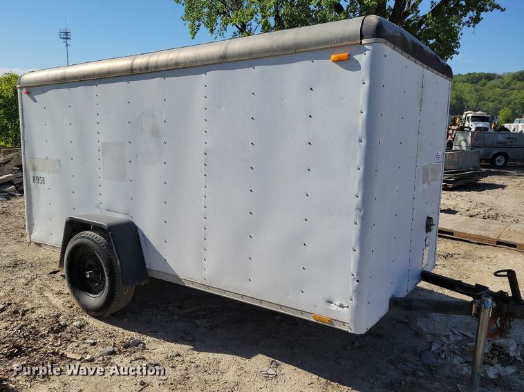image for item DR8022 1990 Wells Cargo TW121 enclosed cargo trailer