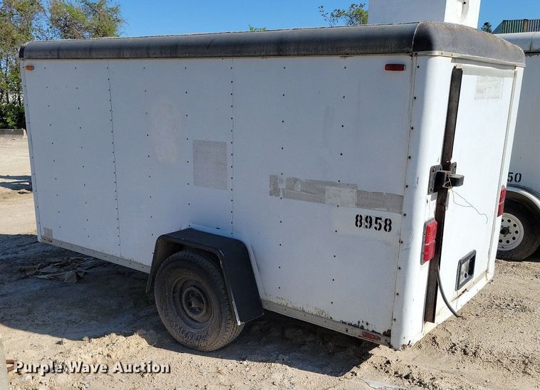 image for item DR8022 1990 Wells Cargo TW121 enclosed cargo trailer
