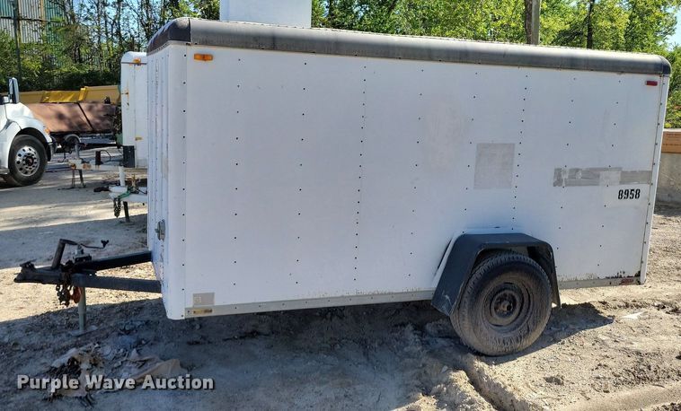 image for item DR8022 1990 Wells Cargo TW121 enclosed cargo trailer