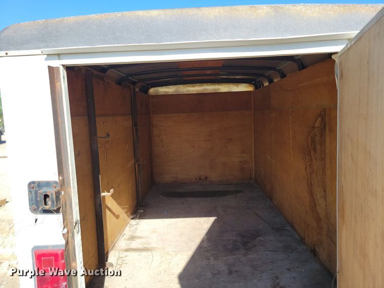 image for item DR8022 1990 Wells Cargo TW121 enclosed cargo trailer