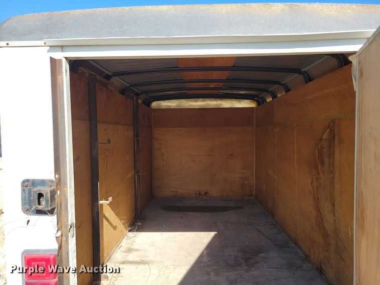 image for item DR8022 1990 Wells Cargo TW121 enclosed cargo trailer