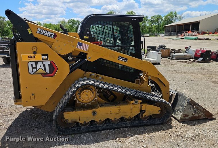 image for item DR8598 2021 Caterpillar  299D3 tracked skid steer loader