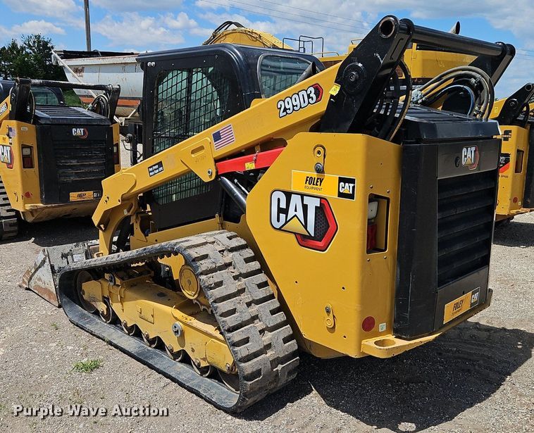 image for item DR8598 2021 Caterpillar  299D3 tracked skid steer loader