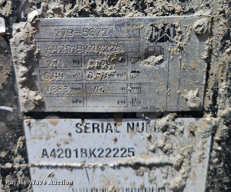 image for item DR8598 2021 Caterpillar  299D3 tracked skid steer loader