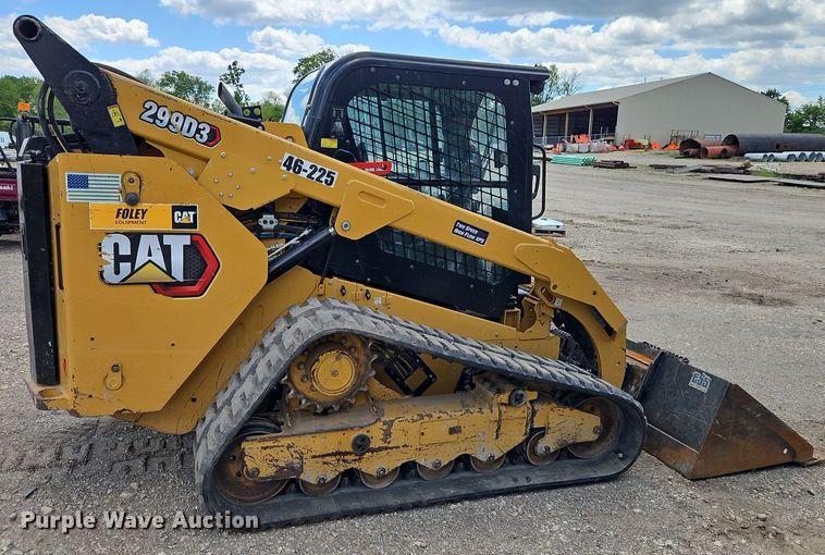 image for item DR8599 2020 Caterpillar  299D3 tracked skid steer loader