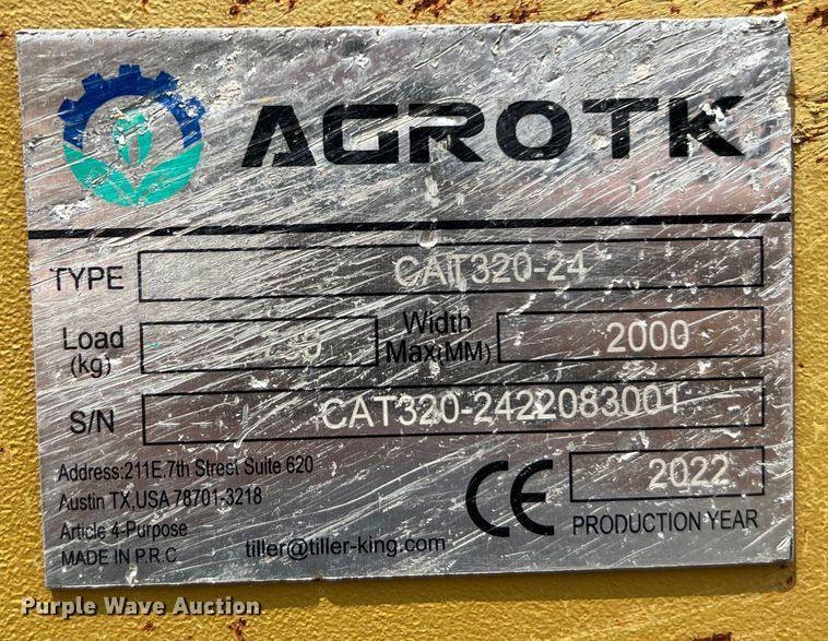 image for item DS2950 2022 Agrotk CAT320-24 27