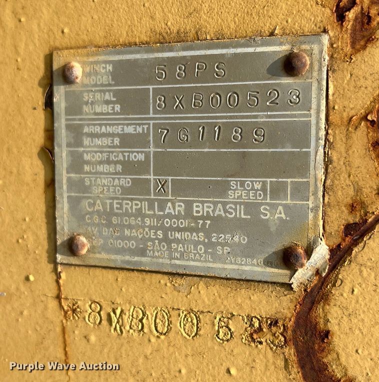 image for item DS2951 Caterpillar 58PS winch