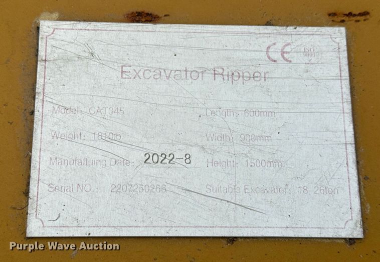 image for item DS2954 2022 Caterpillar  CAT345 52