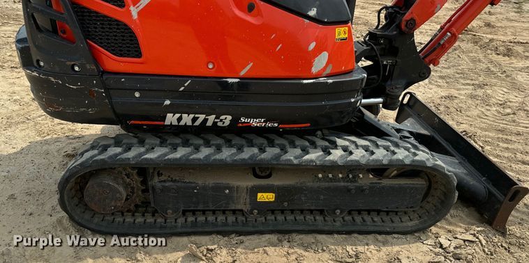 image for item DS2956 2019 Kubota KX71-3S mini excavator