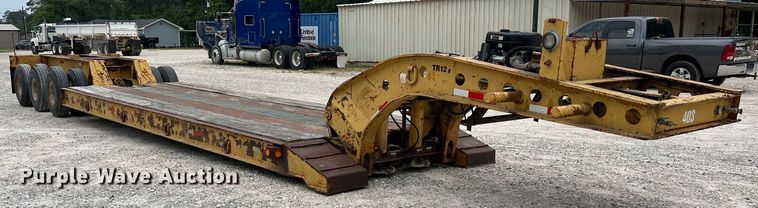 image for item DS3016 1981 Rogers Brothers CT3-70D24-145-15 lowboy equipment trailer