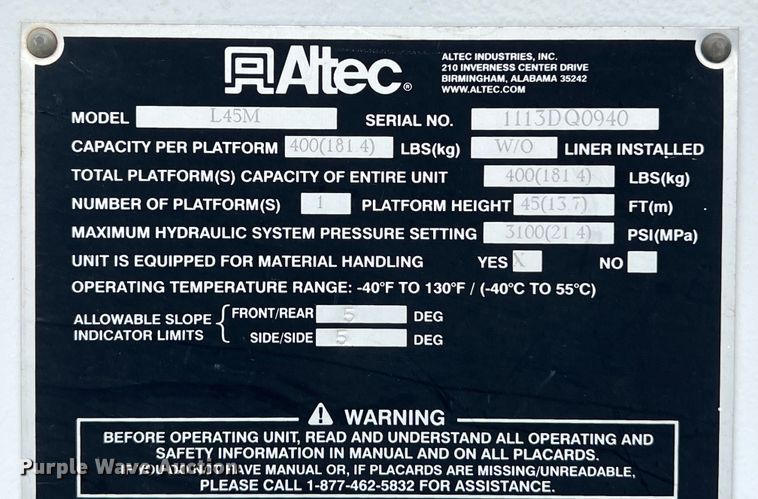 image for item DS3030 2014 International  4300 bucket truck