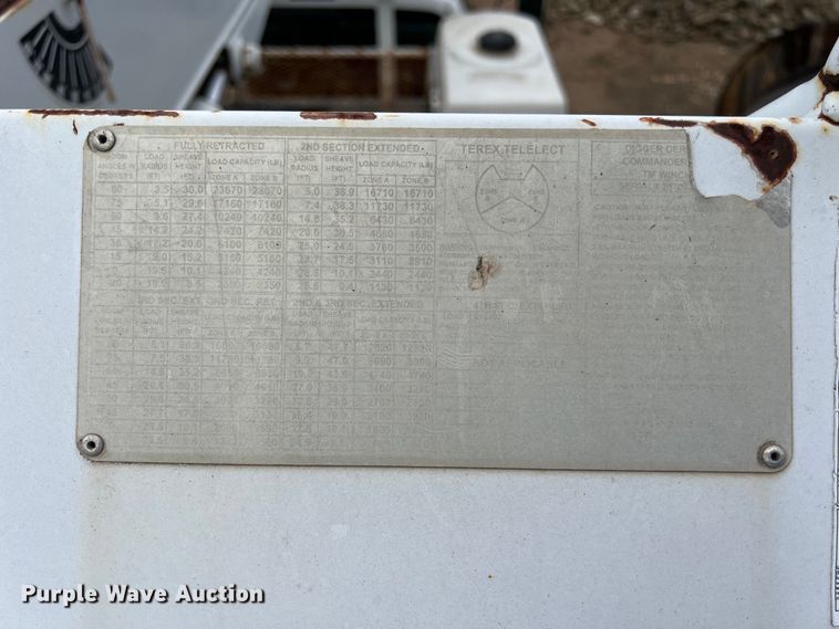 image for item DS3031 2008 Ford F750 Super Duty digger derrick truck