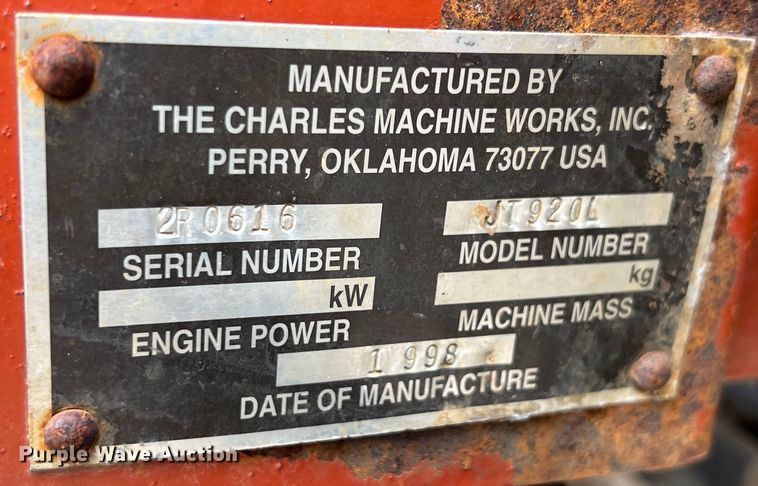 image for item DS3038 1998 Ditch Witch  JT920L directional boring unit