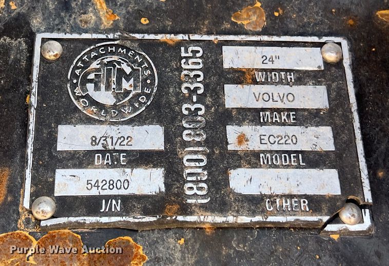 image for item DS3047 2012 Volvo  EC220DL excavator