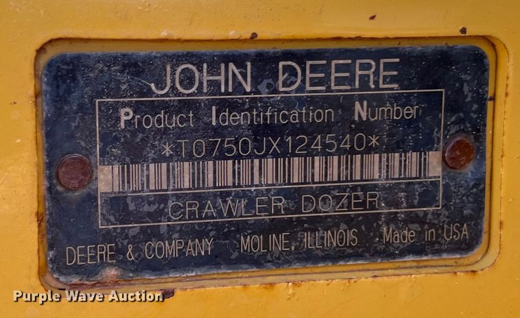 image for item DS3048 2006 John Deere  750J dozer