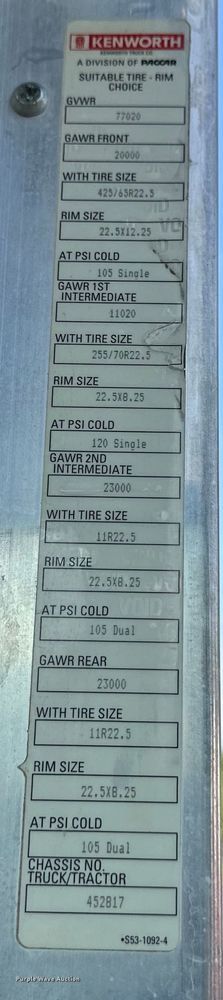 image for item DS4131 2015 Kenworth  W900 ready mix truck