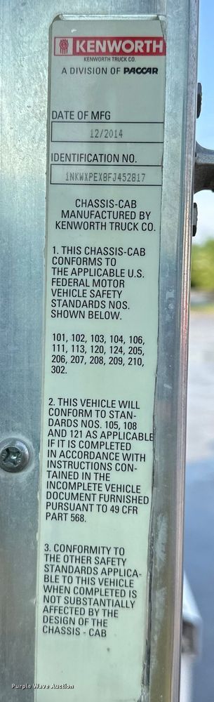 image for item DS4131 2015 Kenworth  W900 ready mix truck