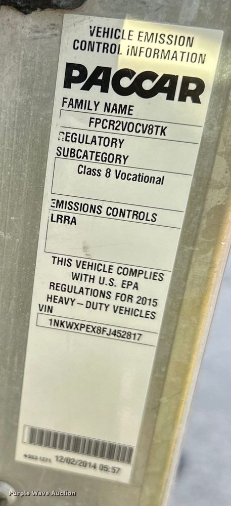 image for item DS4131 2015 Kenworth  W900 ready mix truck