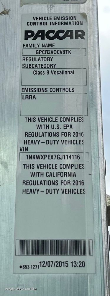 image for item DS4132 2016 Kenworth W900 ready mix truck