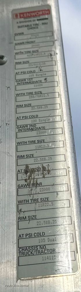 image for item DS4133 2016 Kenworth ready mix truck