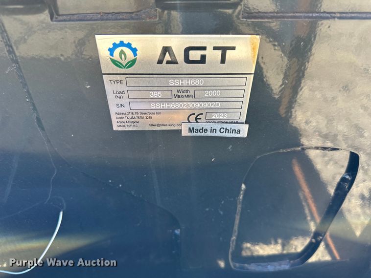 image for item DS4146 2023 AGT  SSHH680 skid steer breaker