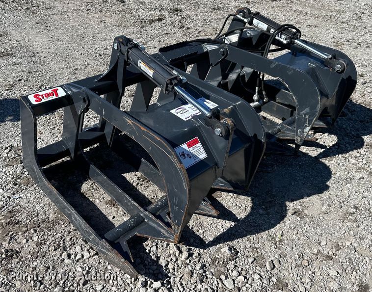 image for item DS4157 Stout  HD72-8 skid steer grapple bucket