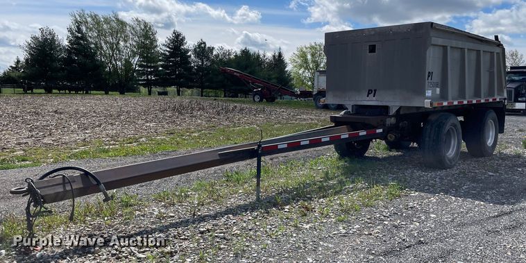 image for item DS5506 1994 Brady Truck Equipment end dump pup trailer