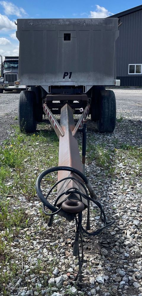 image for item DS5506 1994 Brady Truck Equipment end dump pup trailer