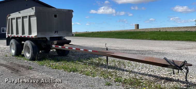 image for item DS5506 1994 Brady Truck Equipment end dump pup trailer