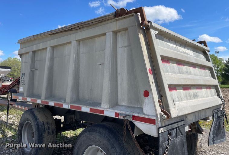 image for item DS5506 1994 Brady Truck Equipment end dump pup trailer