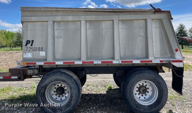 image for item DS5506 1994 Brady Truck Equipment end dump pup trailer