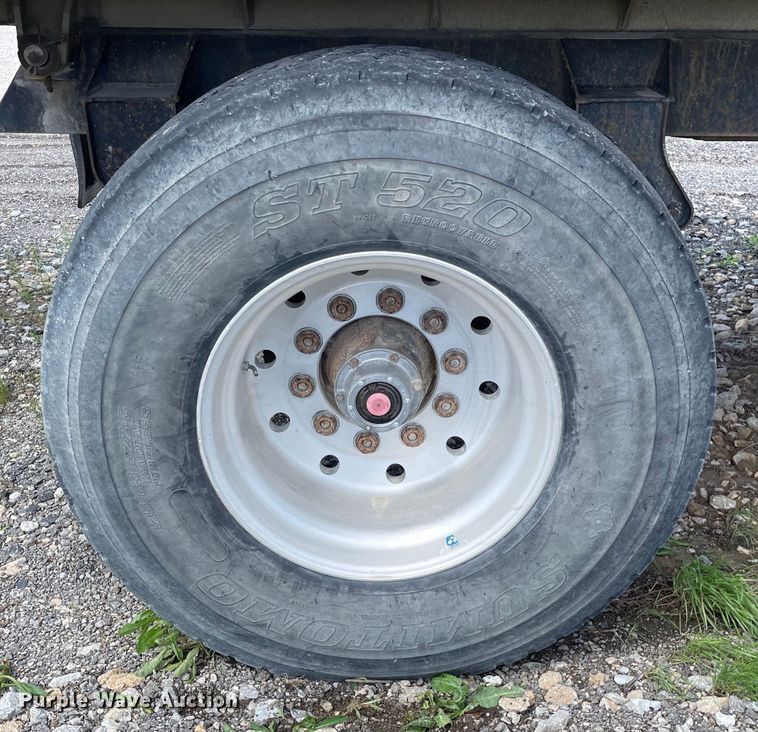 image for item DS5506 1994 Brady Truck Equipment end dump pup trailer