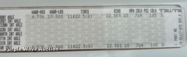 image for item EG1538 2012 Freightliner  Business Class M2 Crew Cab utility / service truck